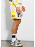 Load image into Gallery viewer, First Row "Grow Your Future" chenille embroidered graphic shorts