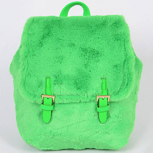 3AM Faux Furry Mini Backpack