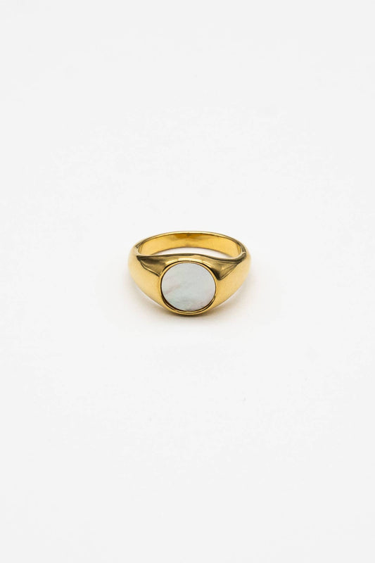 Sealed with love shell ring