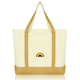 Load image into Gallery viewer, DALIX Cute Rainbow Tote Bag