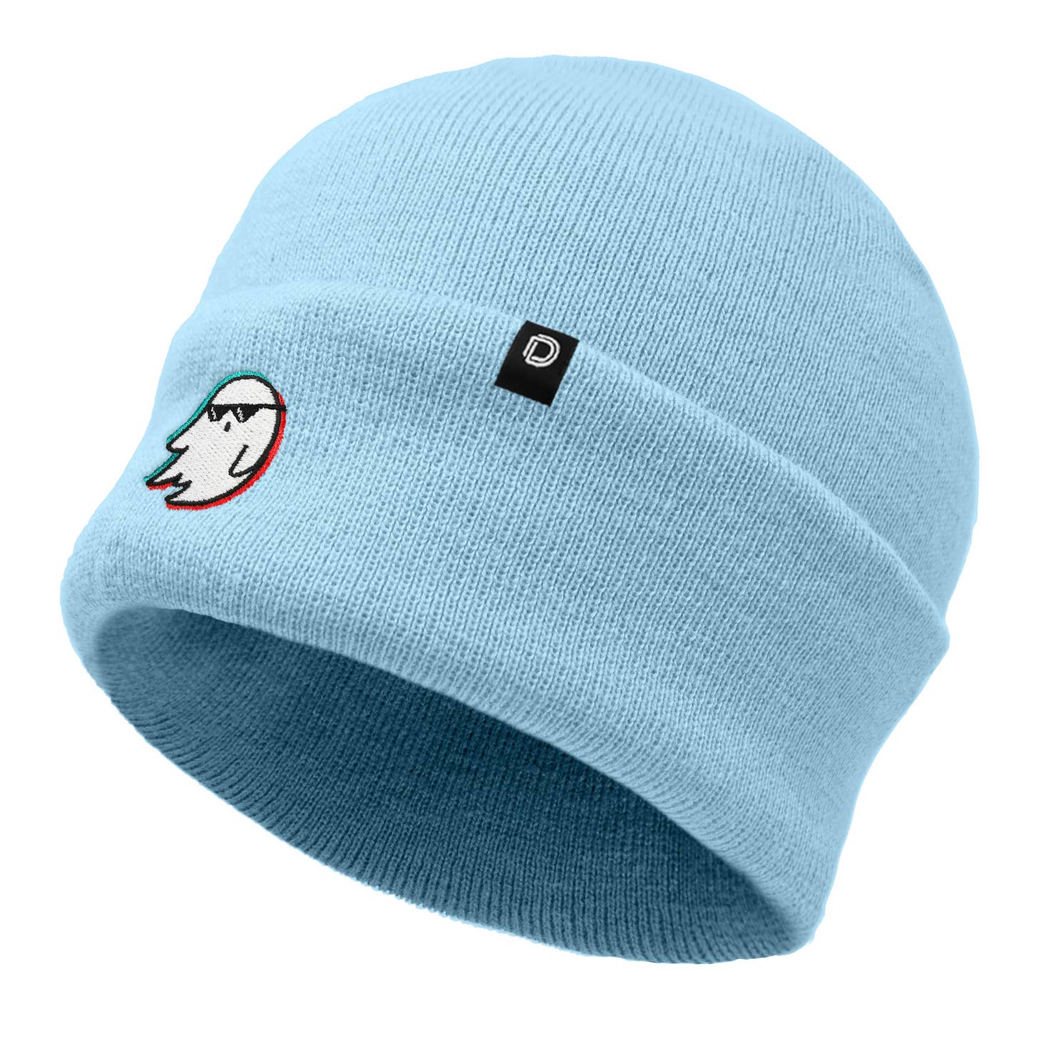 Dalix Embroidered Ghost Life Beanie