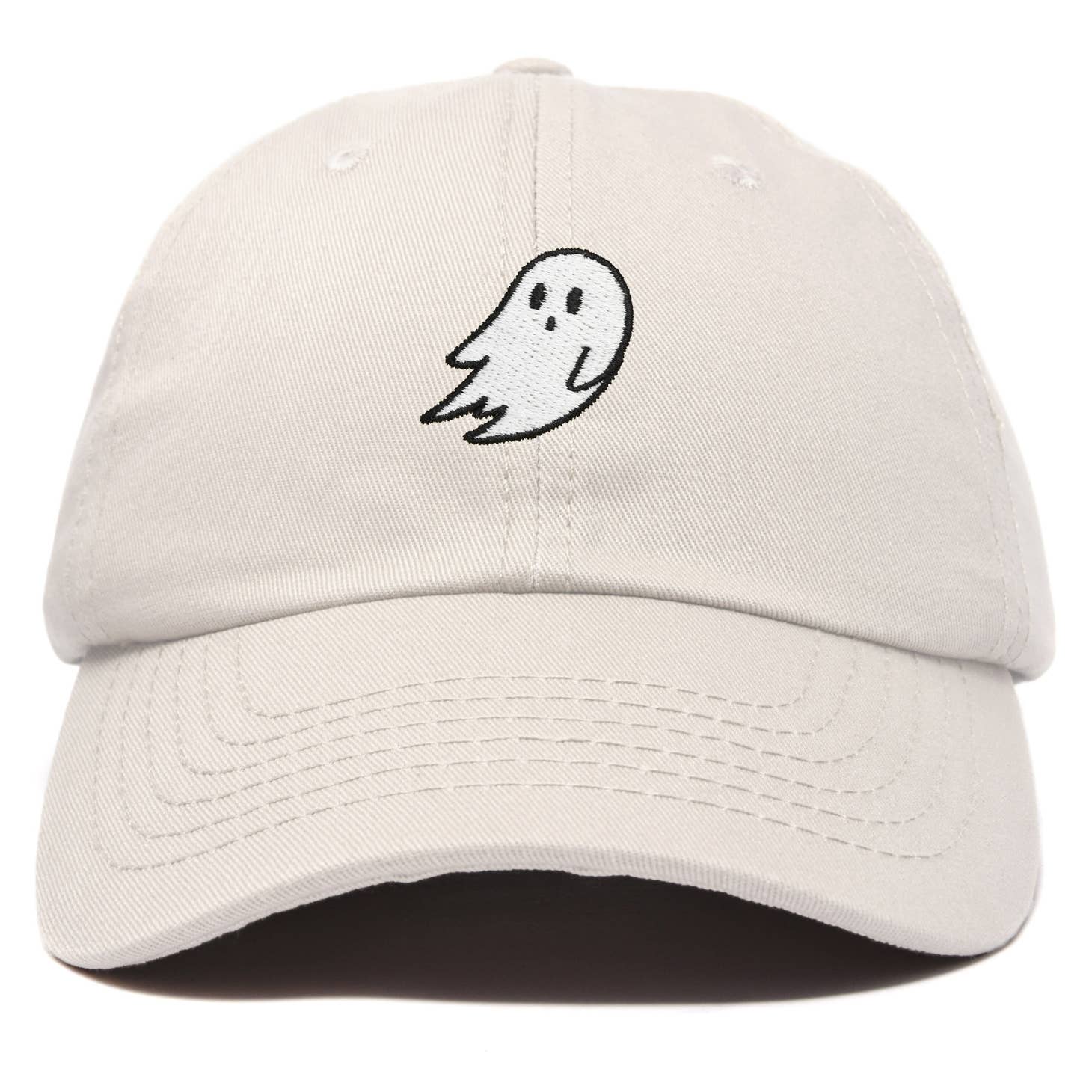 Dalix Ghost Embroidery Dad Hat