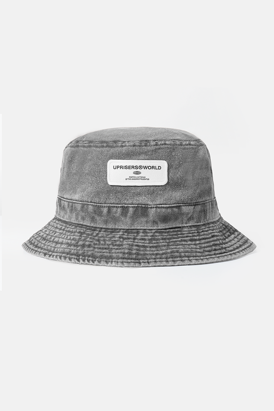 UPRISERS.WORLD DENIM BUCKET HAT
