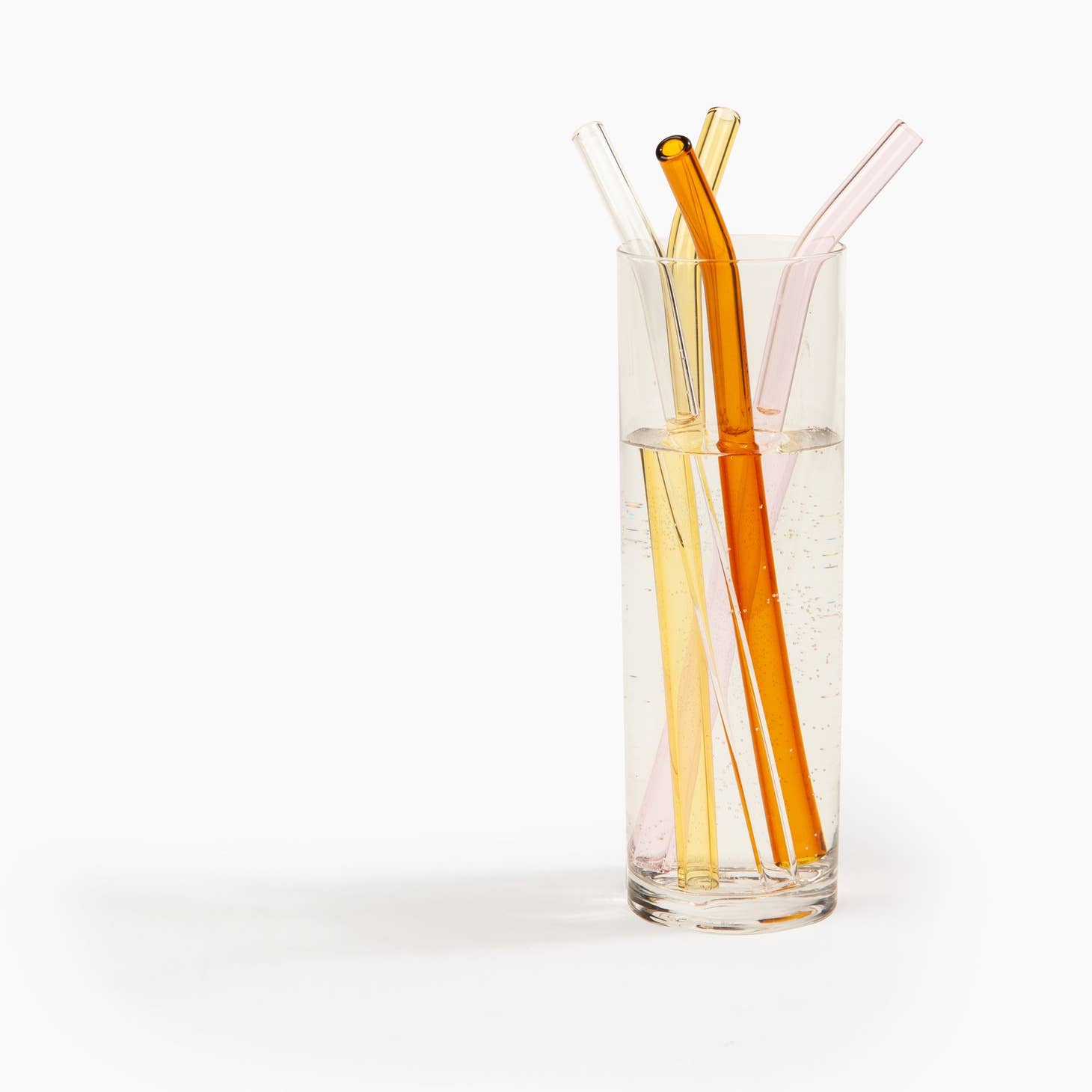 Glass Straws in Warm Set