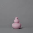 Load image into Gallery viewer, Middle Kingdom Matte Porcelain Mini Double Gourd Vase (Dusty Pink)
