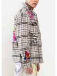 Load image into Gallery viewer, First Row Art Dealer Plaid Shacket
