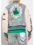 Load image into Gallery viewer, SPRING  BREAK CHENILE PATCH DENIM JACKET
