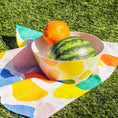 Load image into Gallery viewer, Linen Tea Towel Set in Stripes and Boulders
