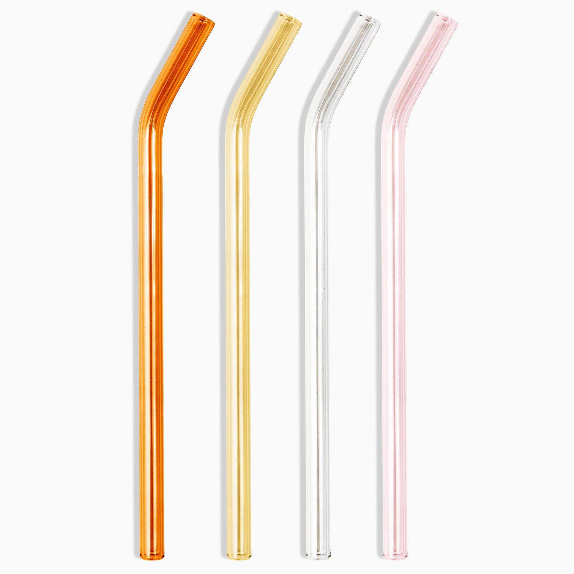 Glass Straws in Warm Set