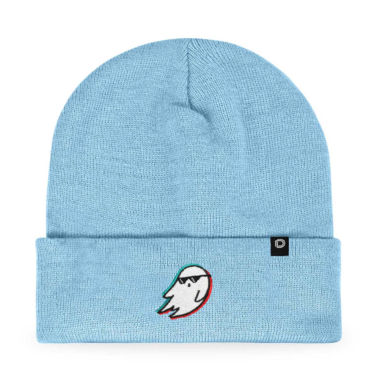 Dalix Embroidered Ghost Life Beanie