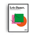 Load image into Gallery viewer, Lets Dance David Bowie Inspired Retro Giclée Art Print
