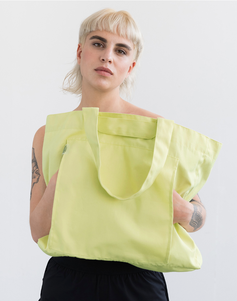 All Skinwear Lime Shopper Tote