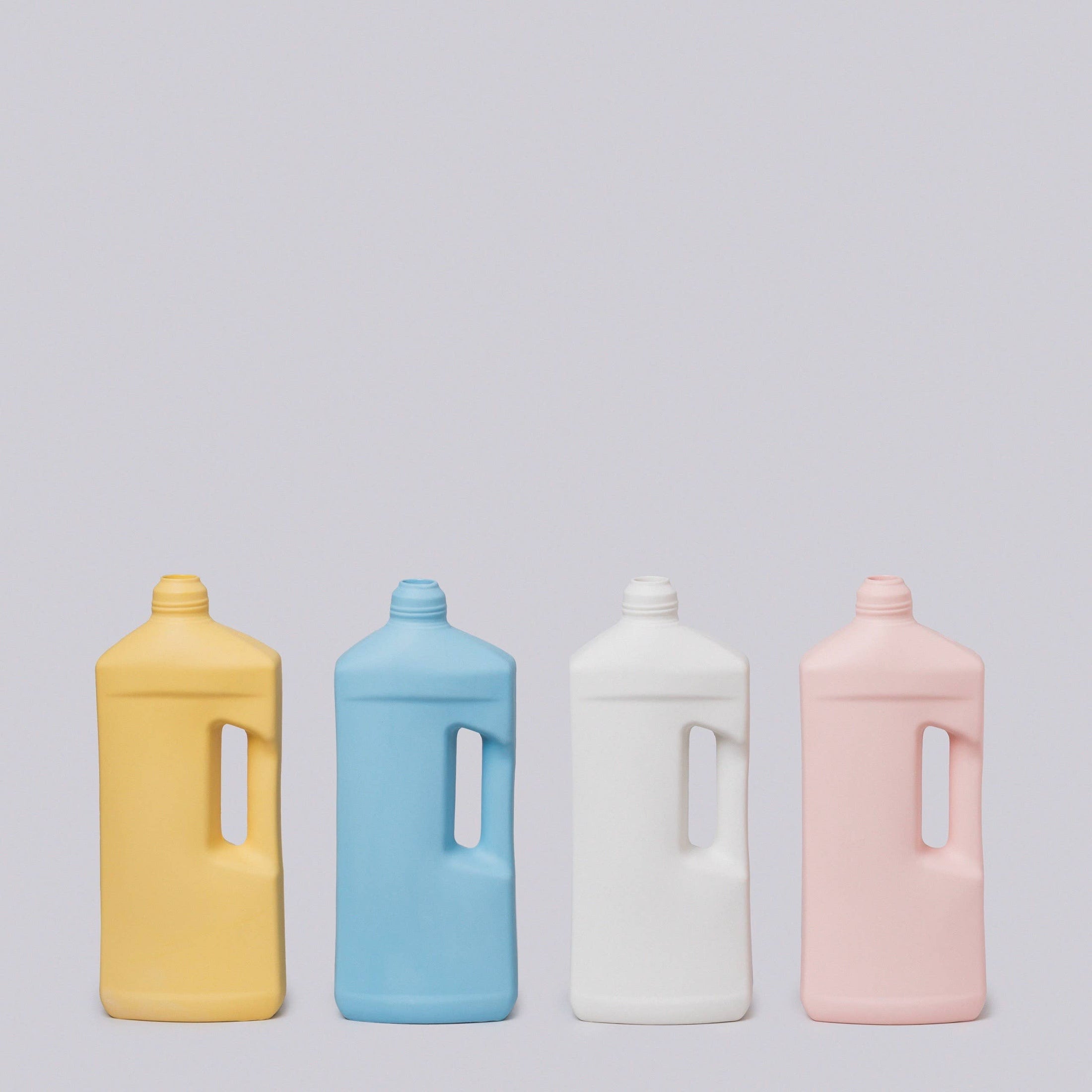 Matte Porcelain Motor Oil Bottle Vase