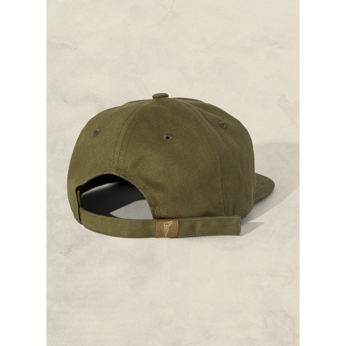 Grown in California Relaxed Strapback Hat - Olive